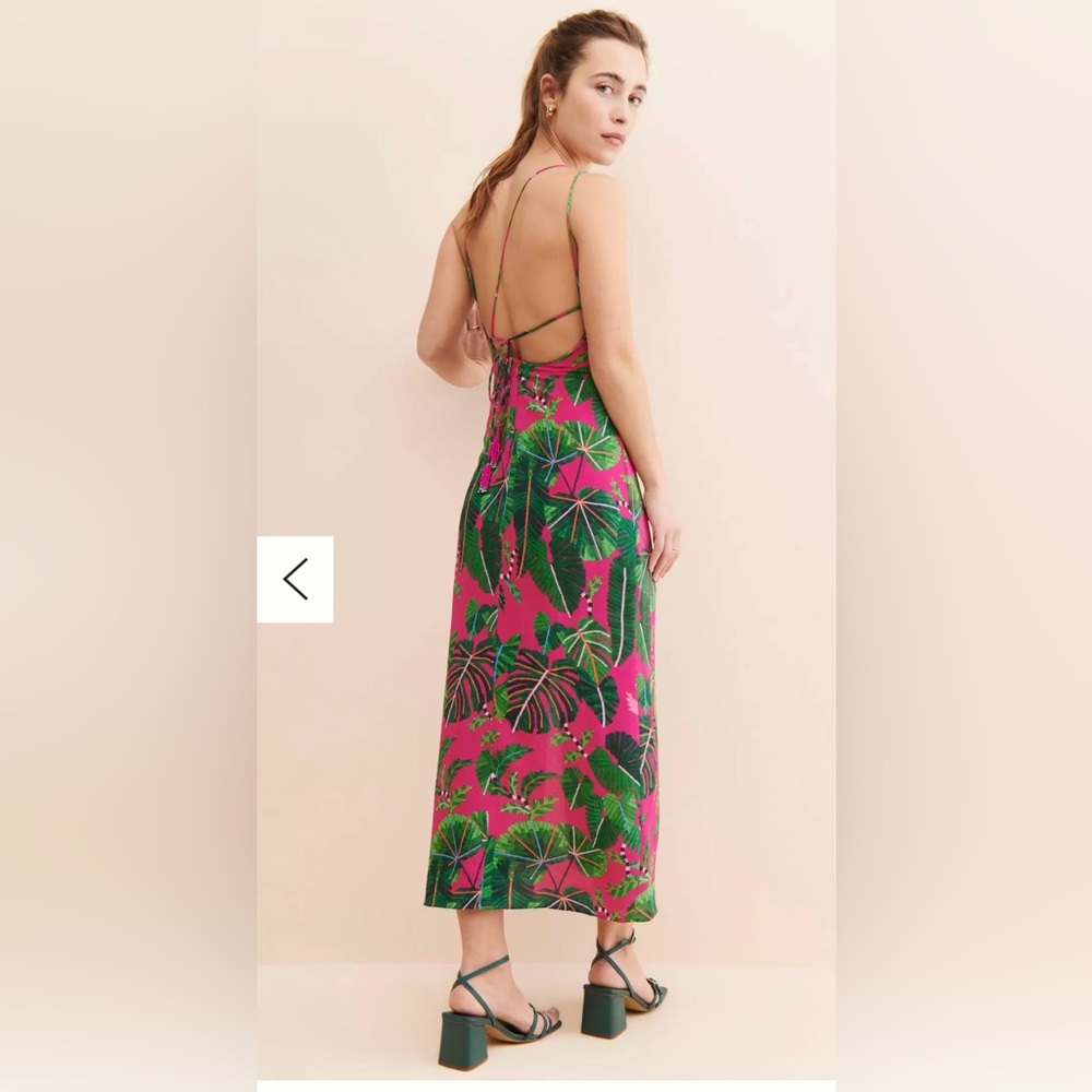 FARM Rio Leaves Midi Dress - Picture 3 of 5